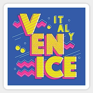 Retro 90s Venice, Italy Sticker